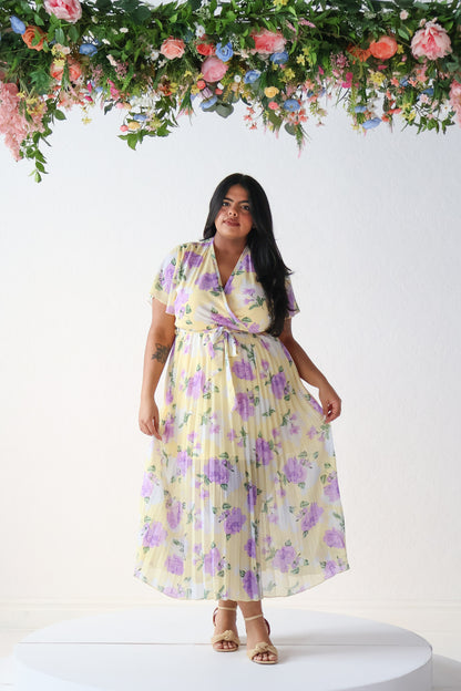 Beirut Floral Wrap Dress