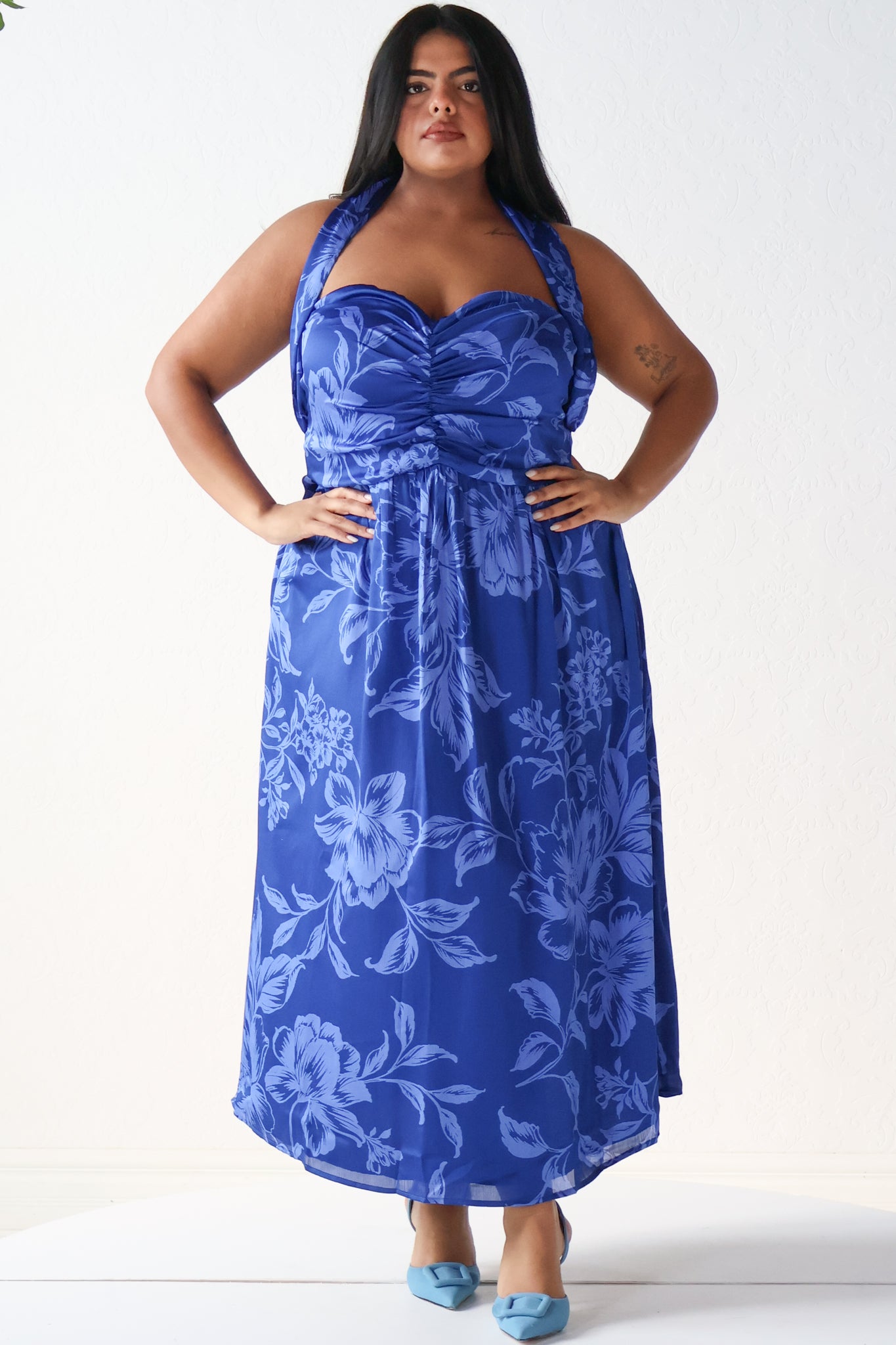 CURVE Convertible Floral Midi Dress