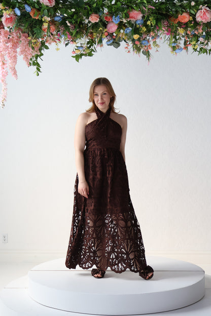 Elara Crochet Dress (0-18)