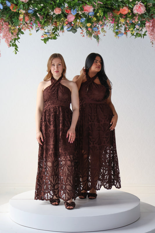 Elara Crochet Dress (0-18)