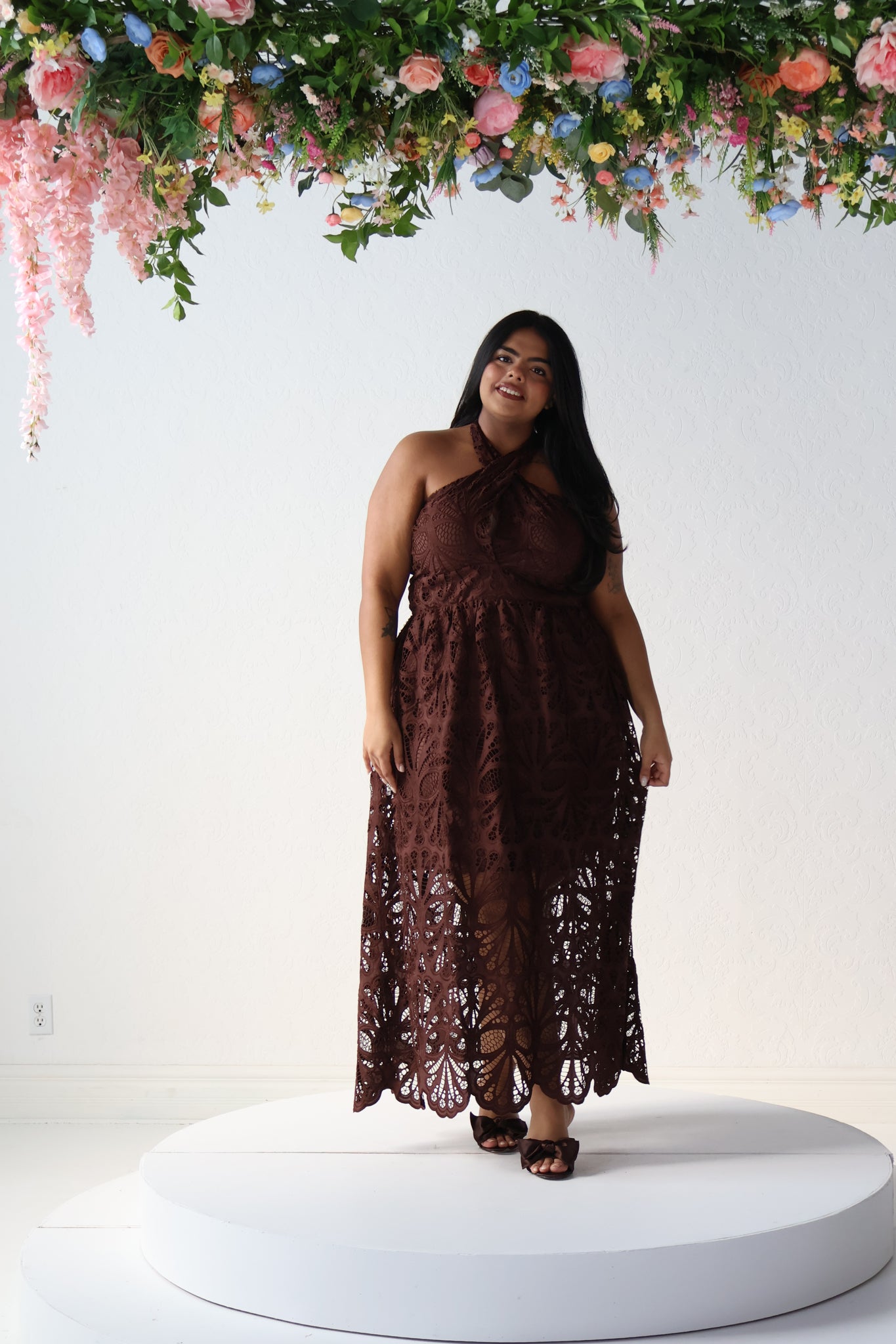 Elara Crochet Dress (0-18)