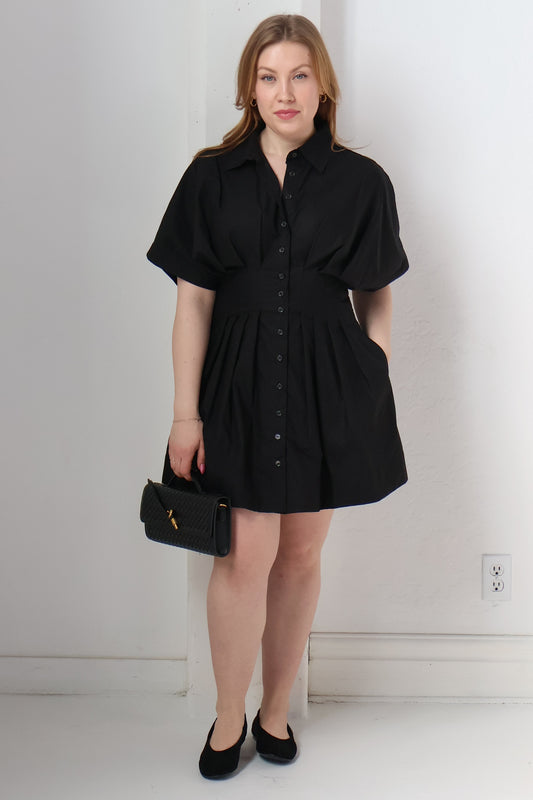 Poplin Mini Shirt dress