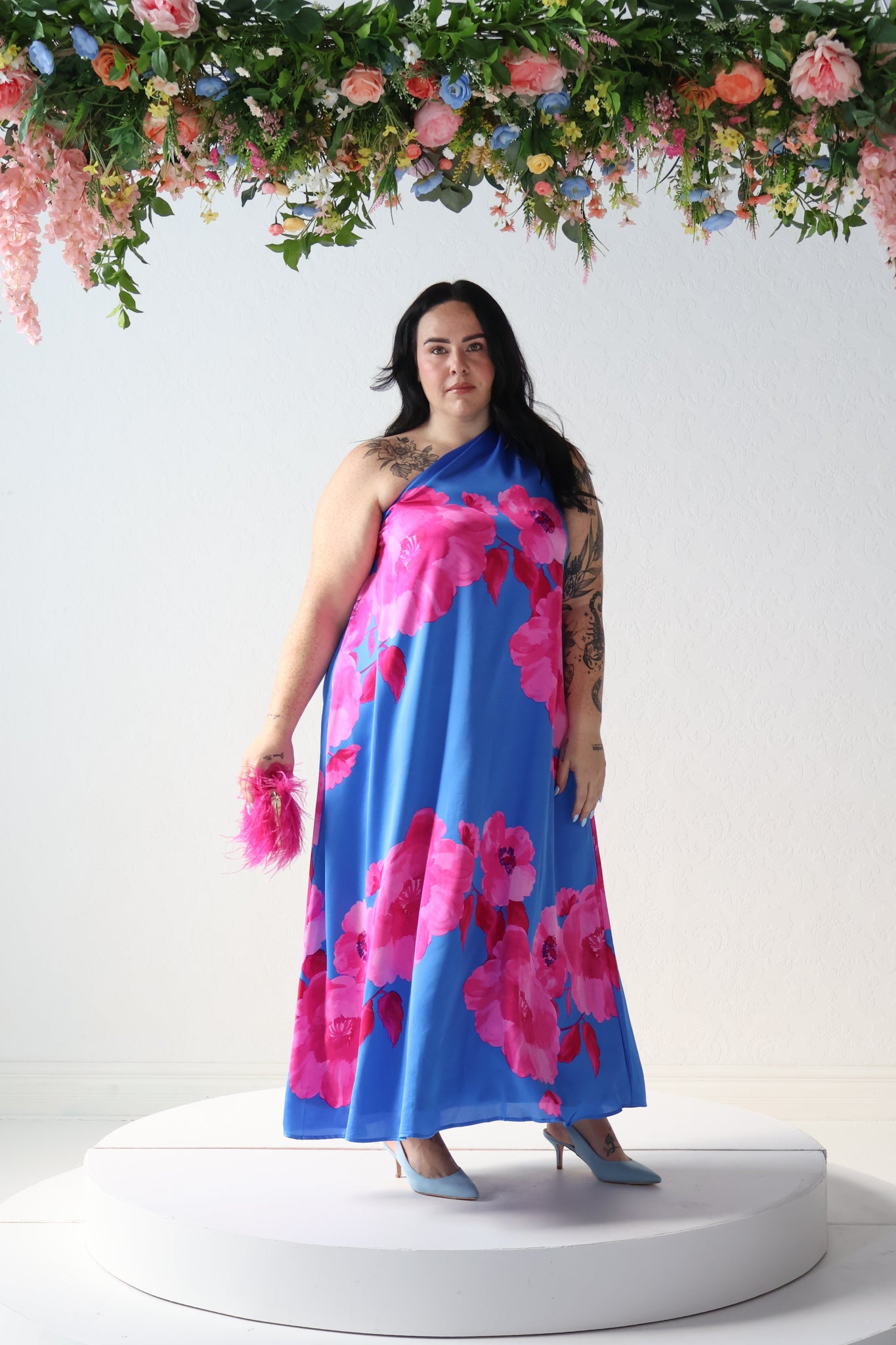 CURVE Glena One Shoulder Maxi Dress