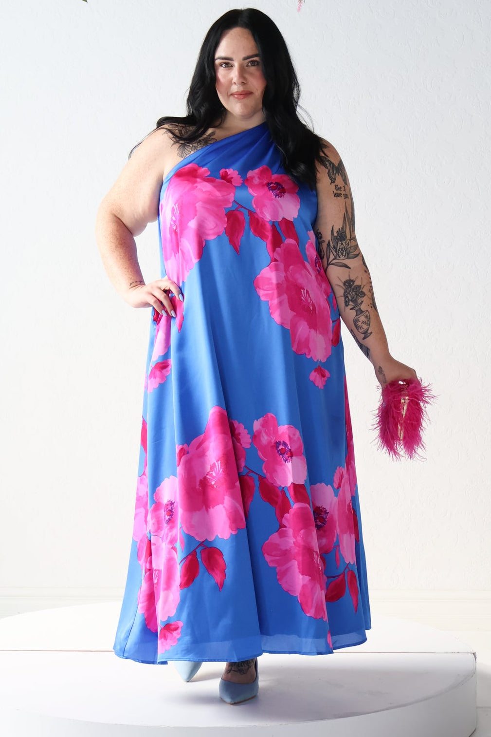 CURVE Glena One Shoulder Maxi Dress