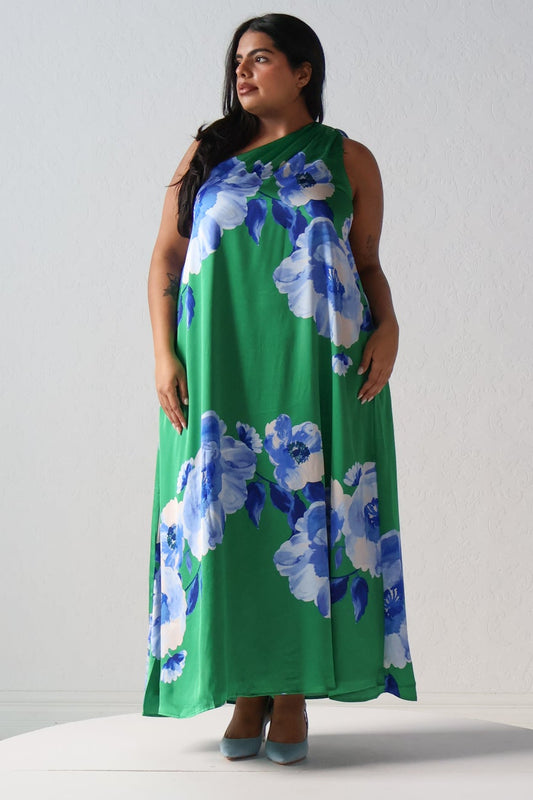 CURVE Glena One Shoulder Maxi Dress