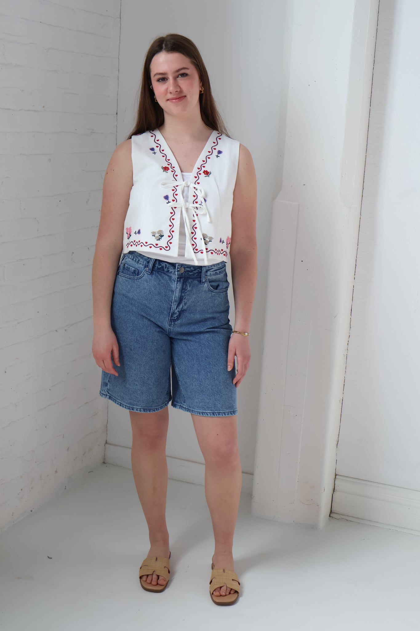 Kaffe Jean Shorts (4-16)