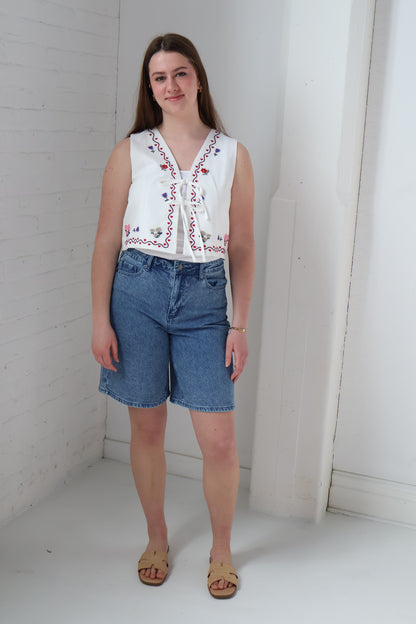 Kaffe Jean Shorts (4-16)
