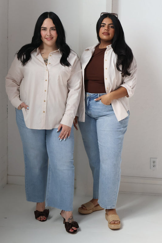 CURVE Striped Button down Shirt