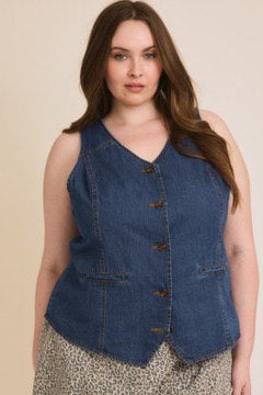 CURVE Denim Vest