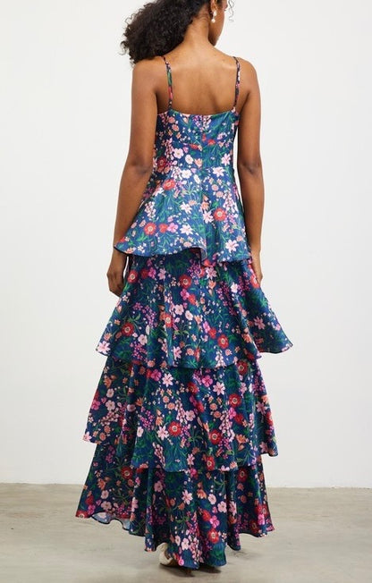 Floral Tiered Maxi Dress