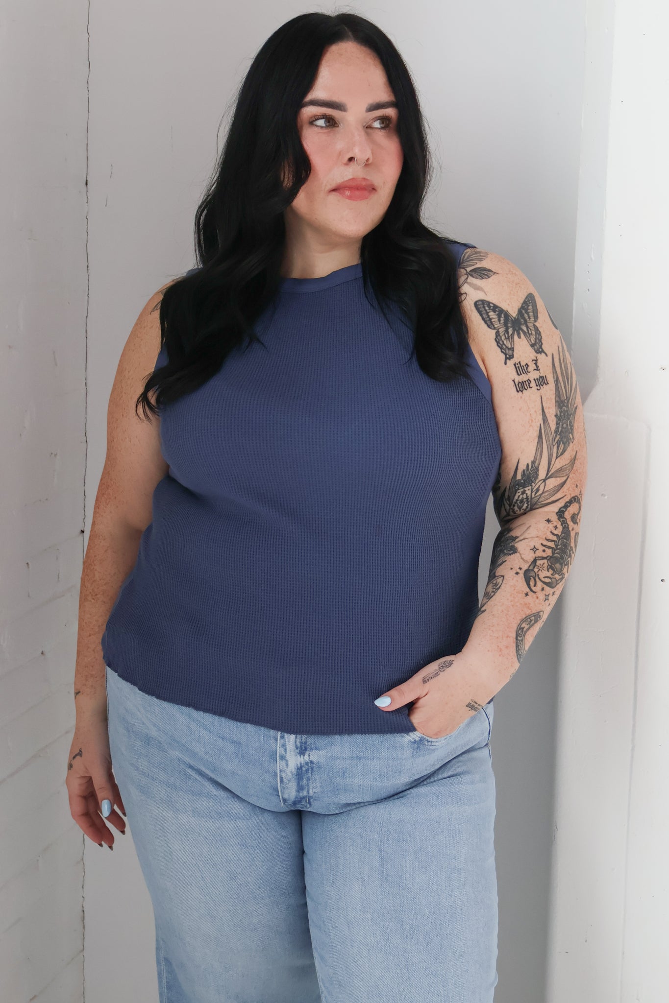 CURVE Waffle Knit Tank