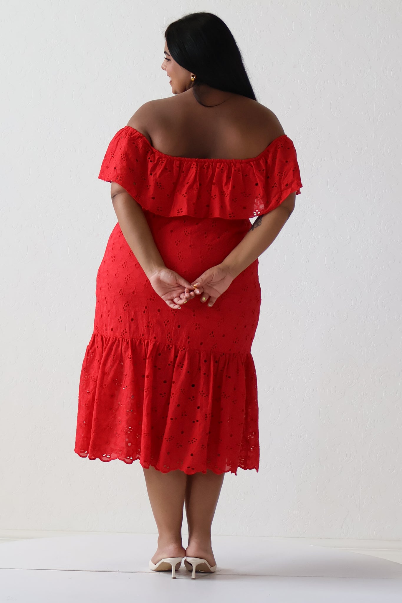 Eyelet OTS Dress (XS-XXL)