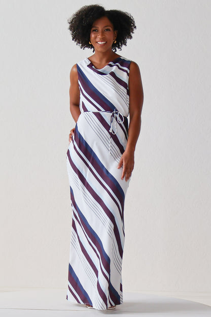 Celina Striped Maxi Dress
