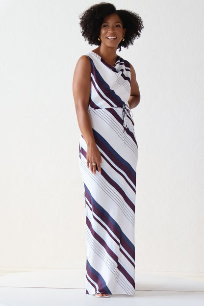 Celina Striped Maxi Dress