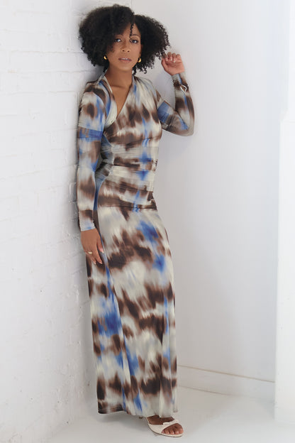 Malia Mesh LS Dress