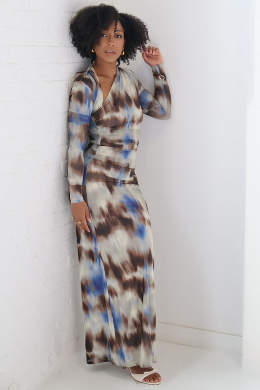 Malia Mesh LS Dress