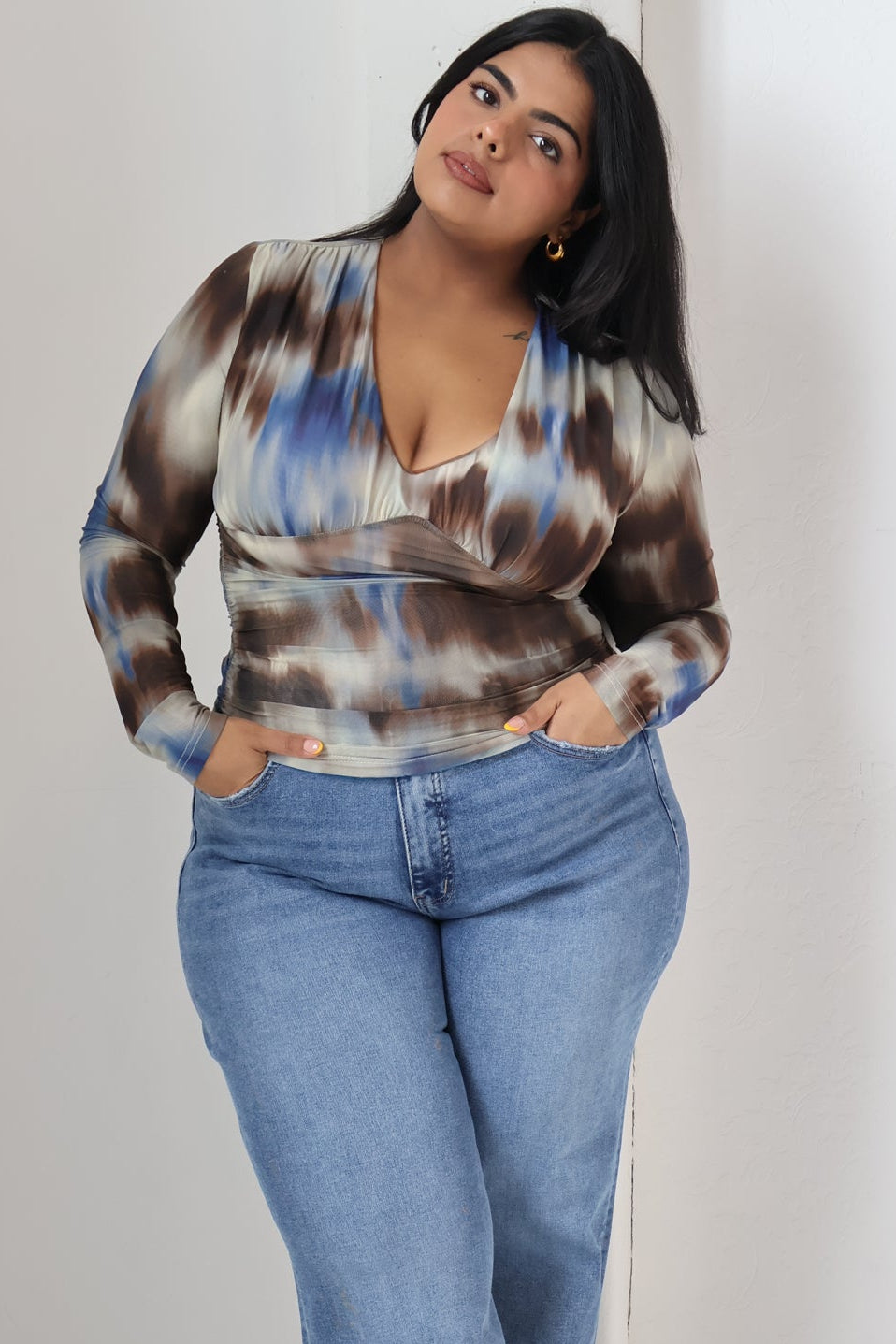 Caprice Mesh LS Top