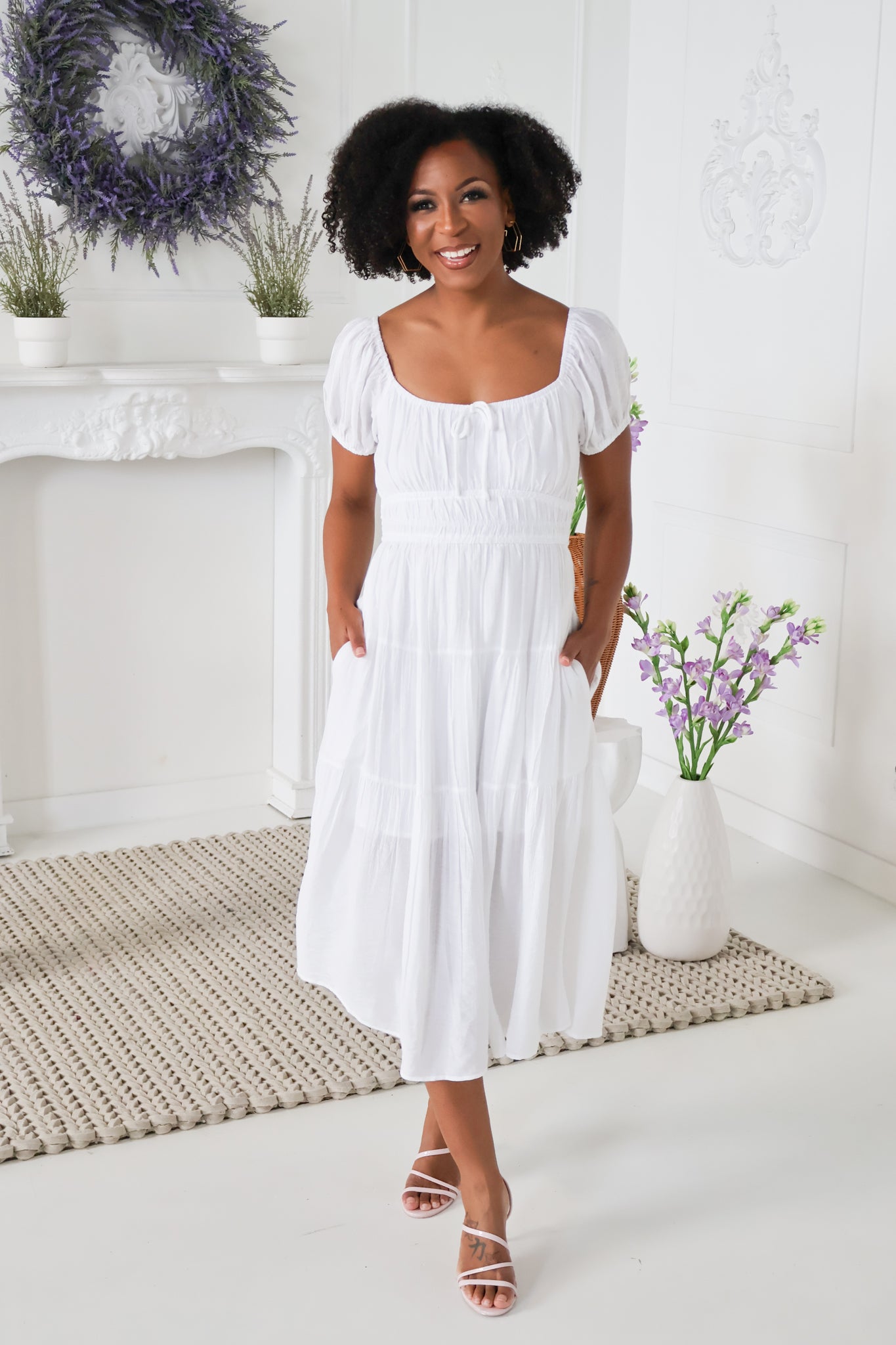 Gauzey SS Midi Dress (S-3X)