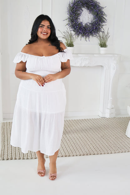 Gauzey SS Midi Dress (S-3X)