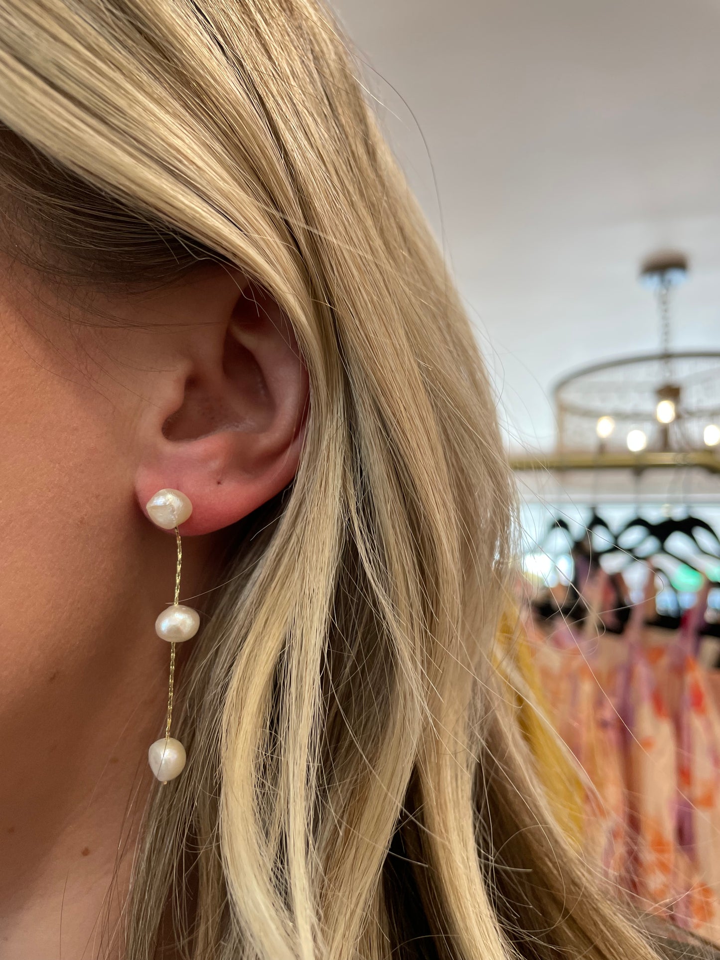 Pearl Drop Earring- Small