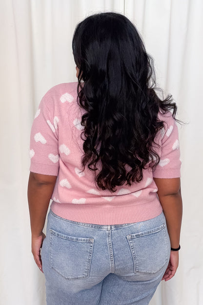 Heart SS Cardigan (S-2X)