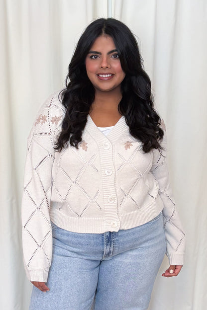 CURVE Pointelle Cardigan