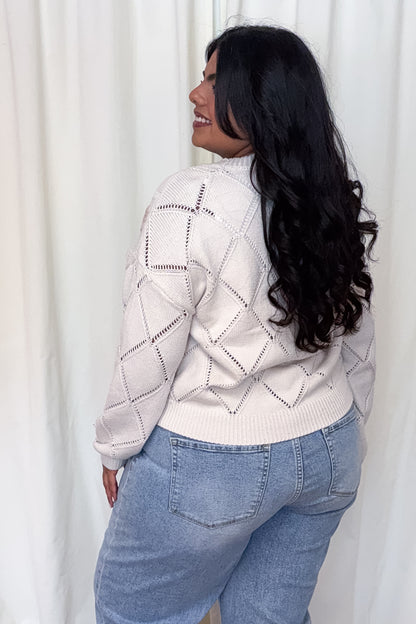 CURVE Pointelle Cardigan