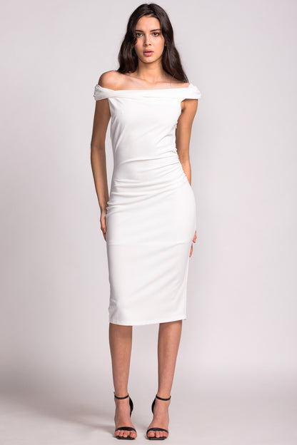 Enya OTS Midi Dress