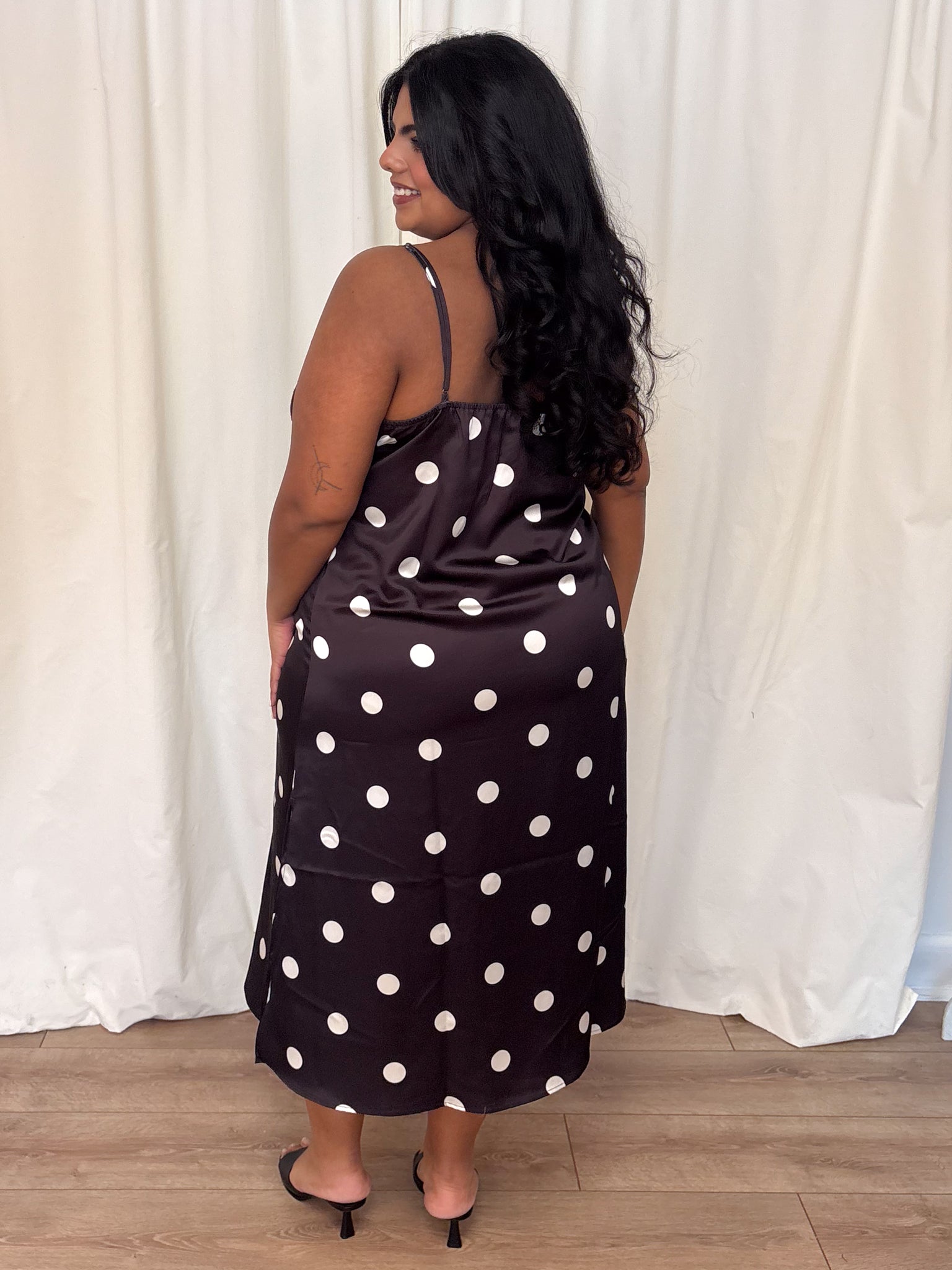 Polka Dot Dress (S-3X) – Valencia Boutique
