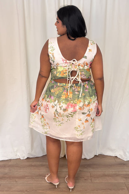 Isla Floral Mini Dress (S-XXL)