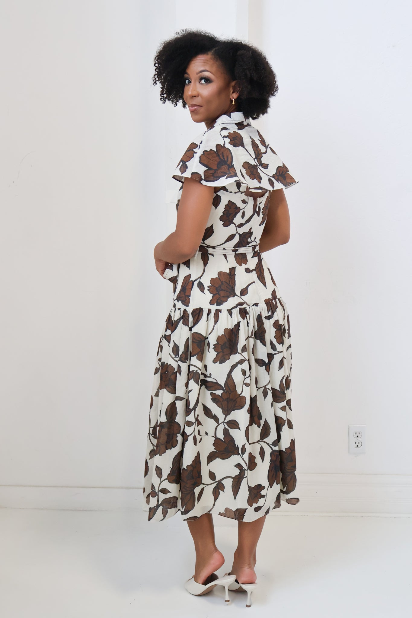 Taylor Floral Midi Dress
