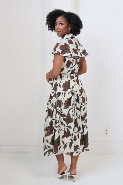 Taylor Floral Midi Dress
