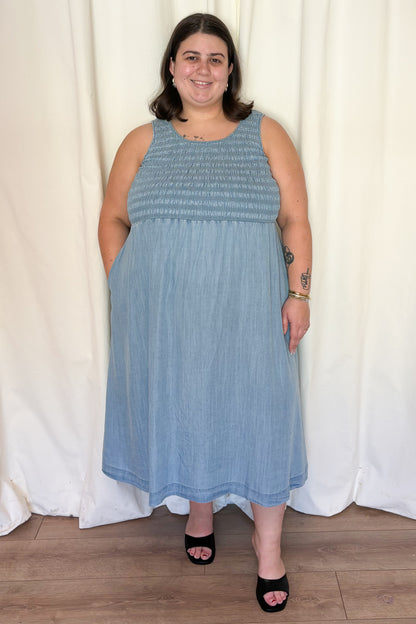 Tencel Midi Dress (S-XXL)