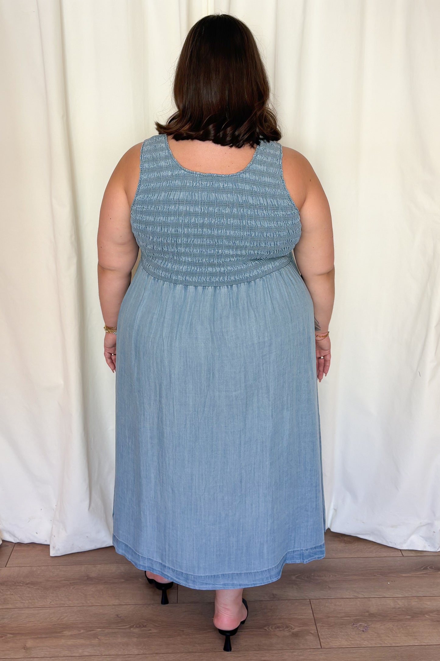 Tencel Midi Dress (S-XXL)