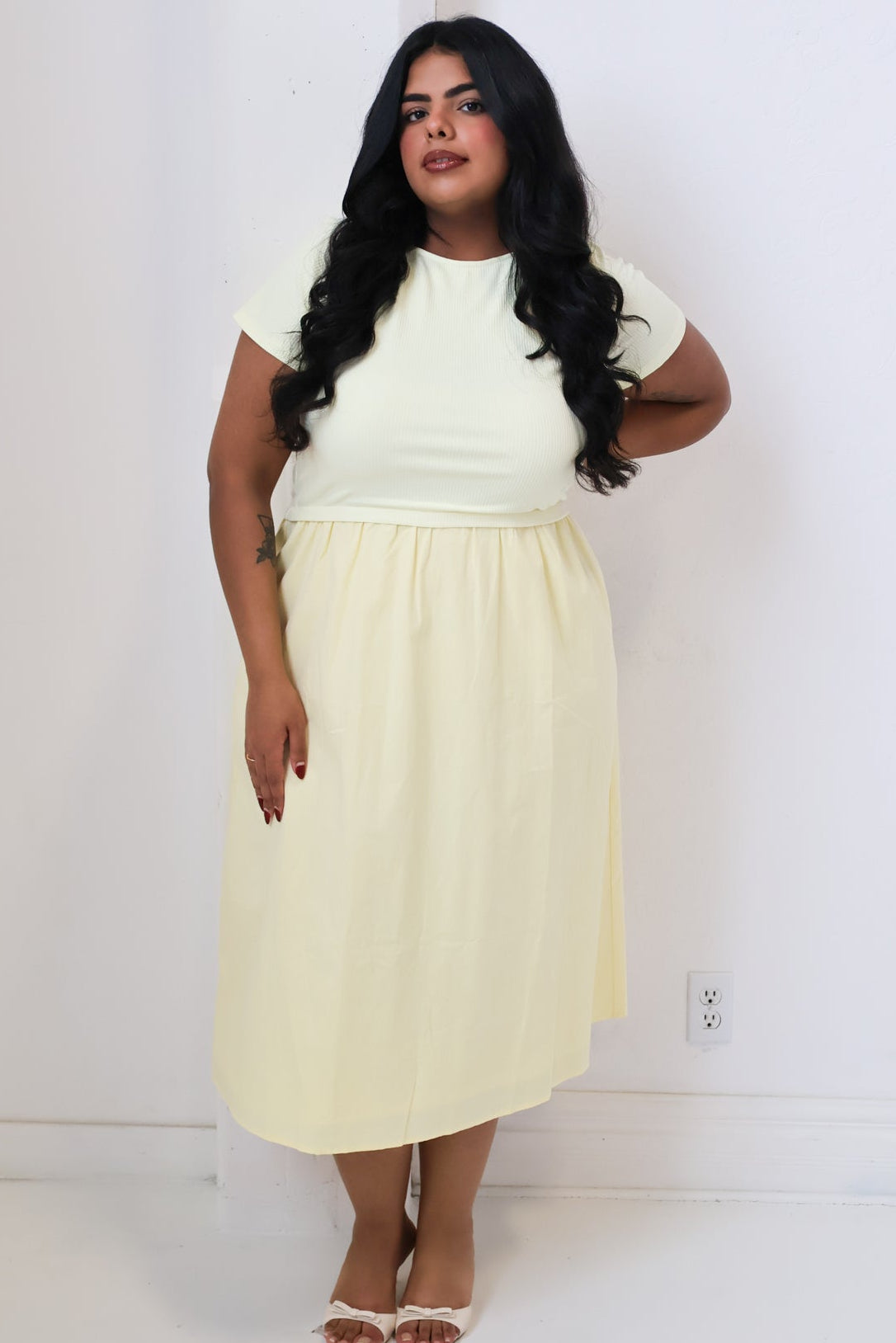 CURVE T-Shirt Midi Dress