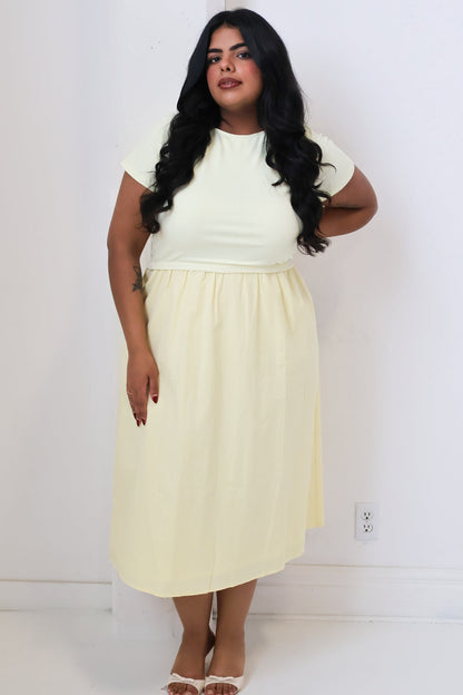 CURVE T-Shirt Midi Dress
