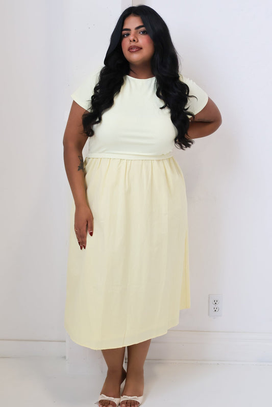 CURVE T-Shirt Midi Dress