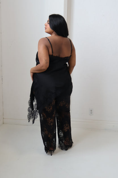 CURVE Satin Lace Trim Set