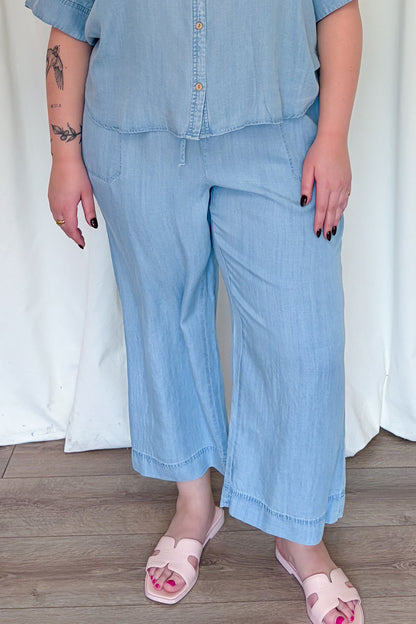 Tencel Wide leg Pants (S-XXL)
