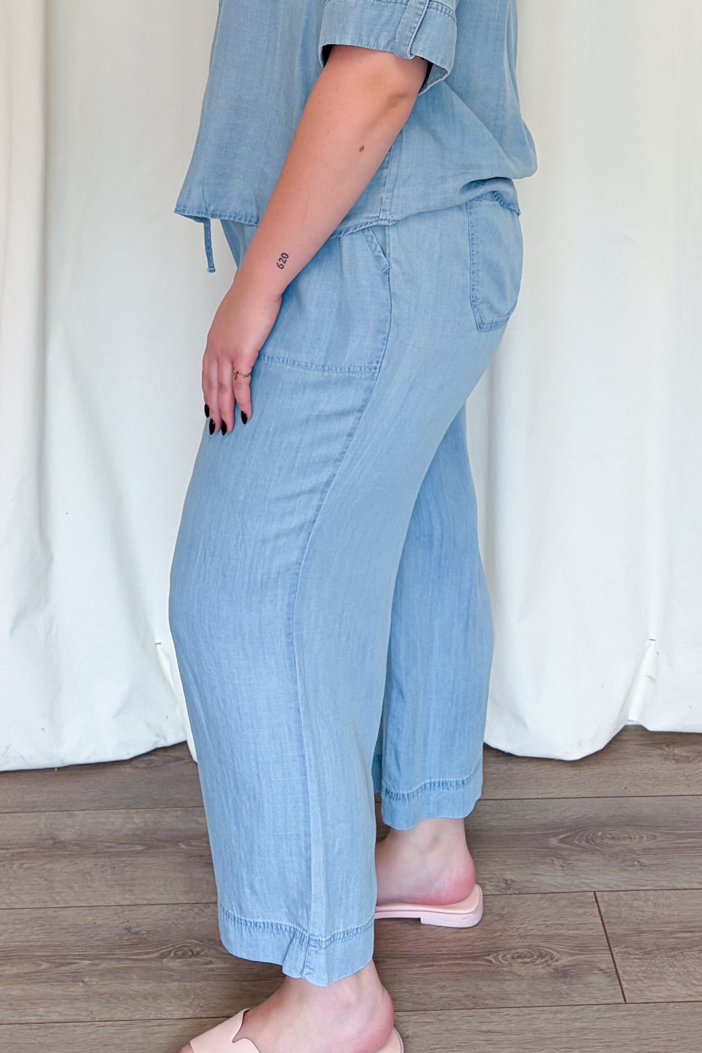 Tencel Wide leg Pants (S-XXL)