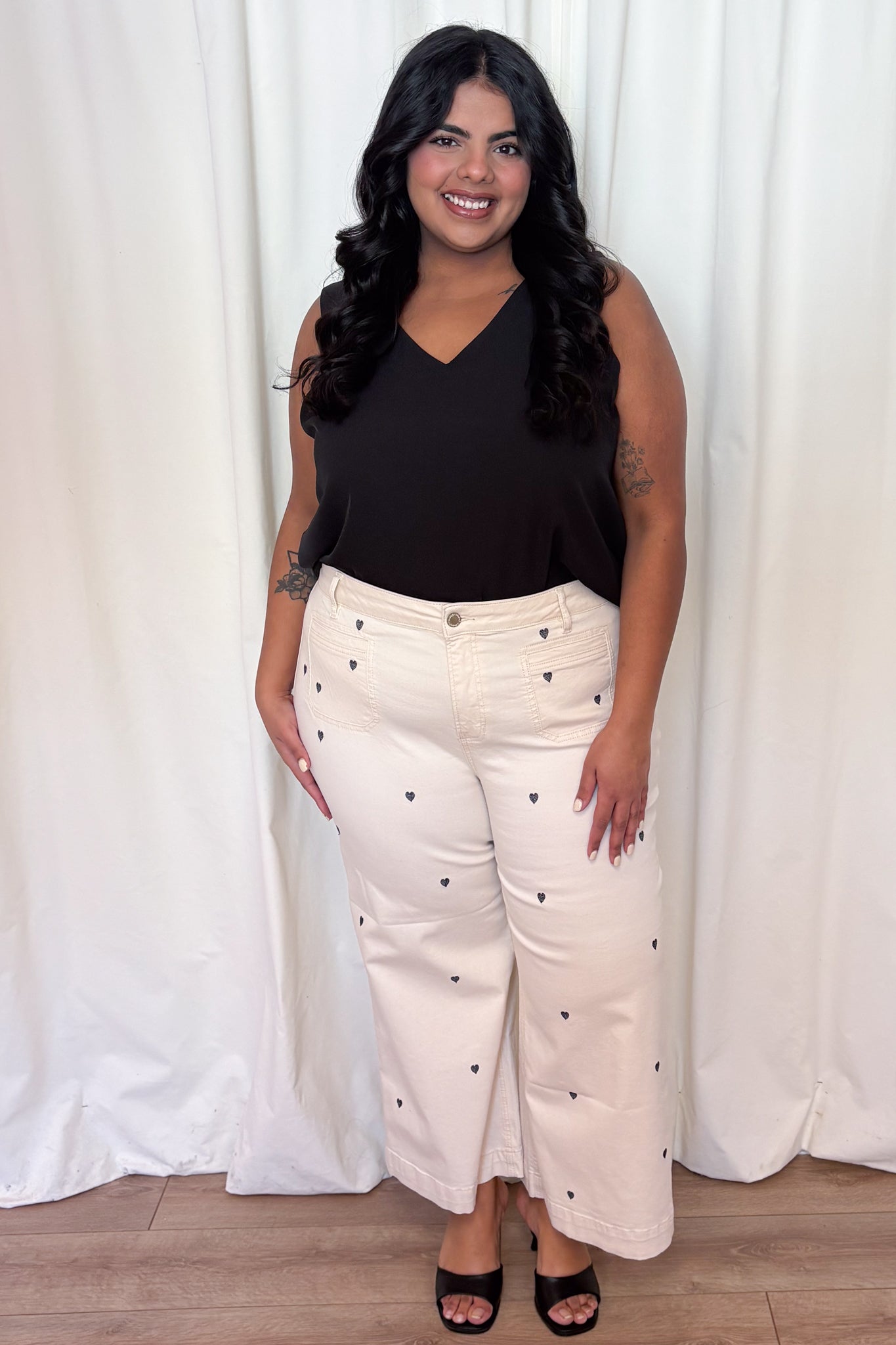 Embroidered Heart Jeans (0-18)