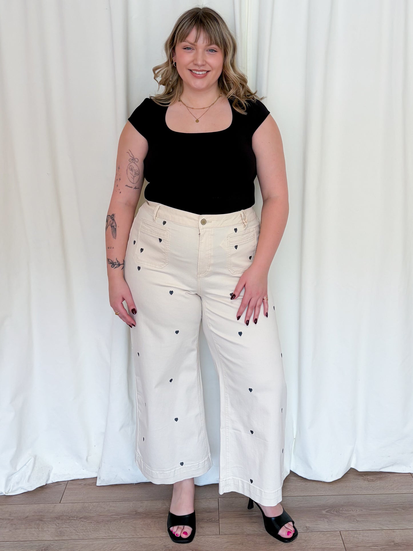 Embroidered Heart Jeans (0-18)
