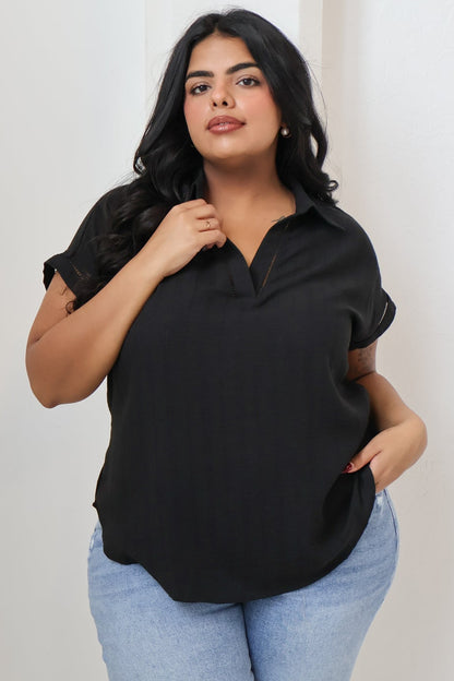 CURVE  Linen Top