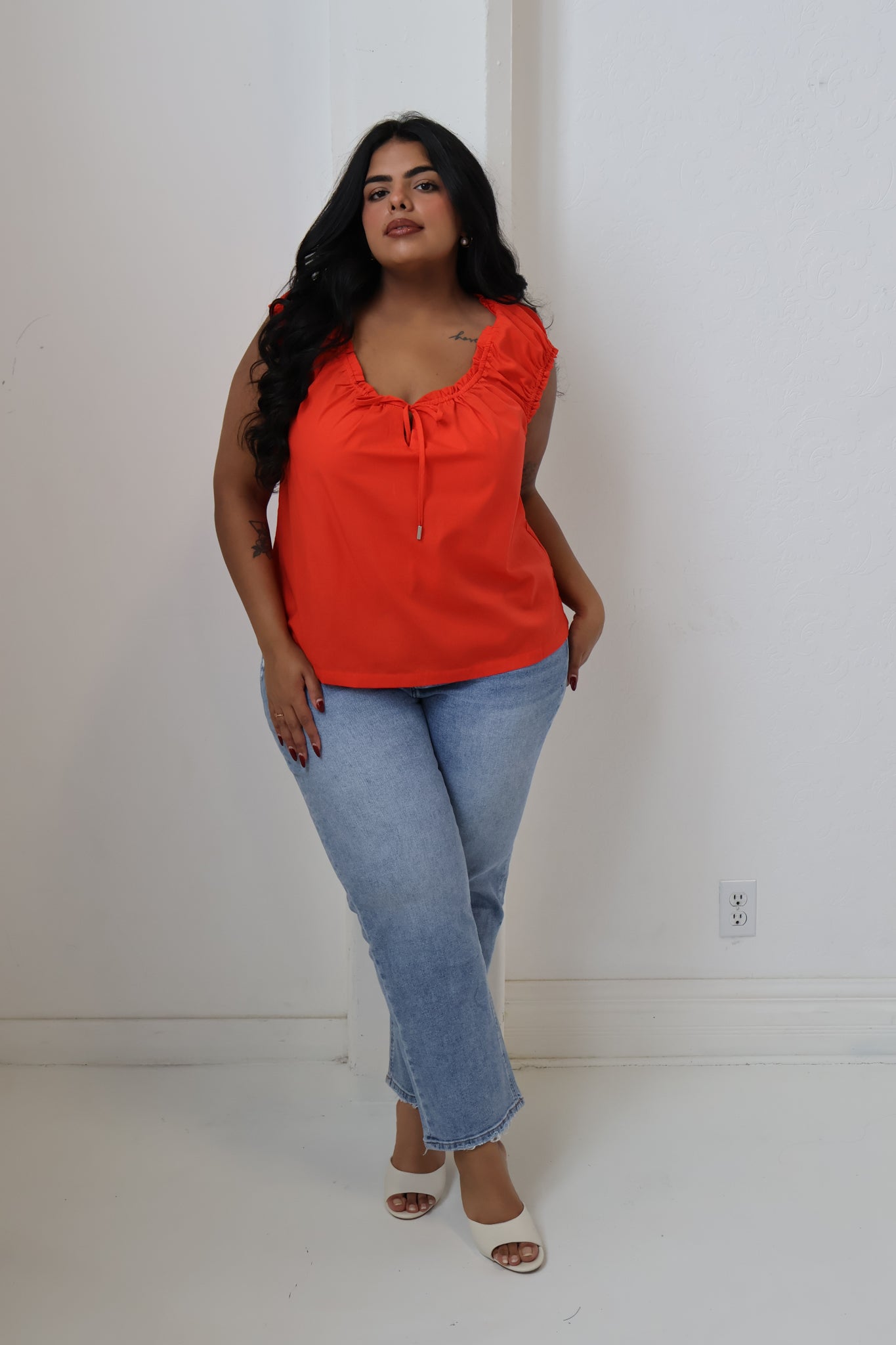CURVE Poplin Loose Top