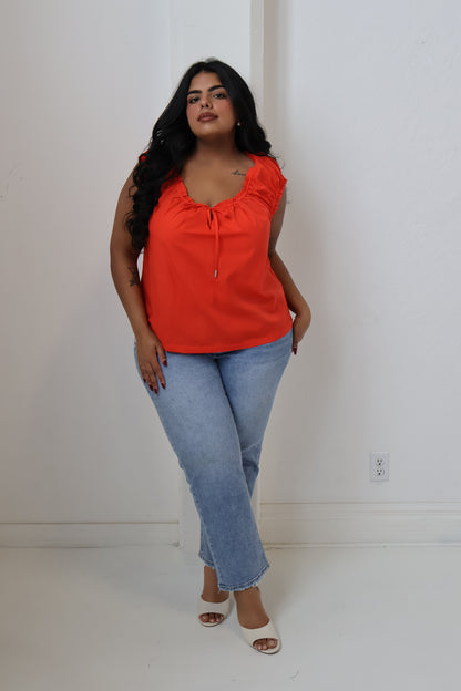 CURVE Poplin Loose Top
