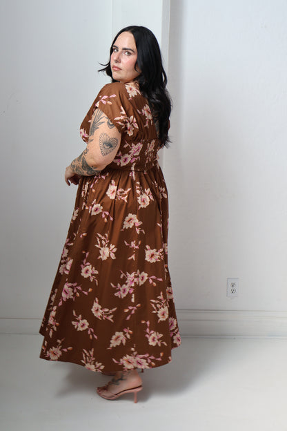 CURVE Corset Waist Midi Dress