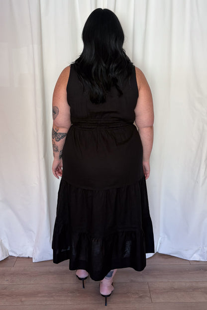 Linen Midi Dress (S-XXL)