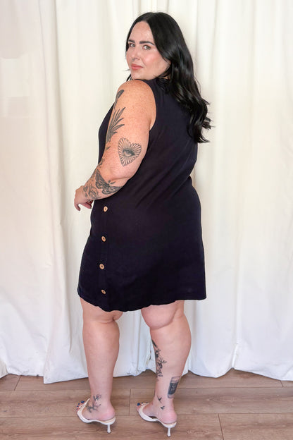 Linen Shift Dress (S-XXL)