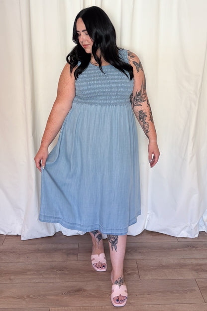 Tencel Midi Dress (S-XXL)