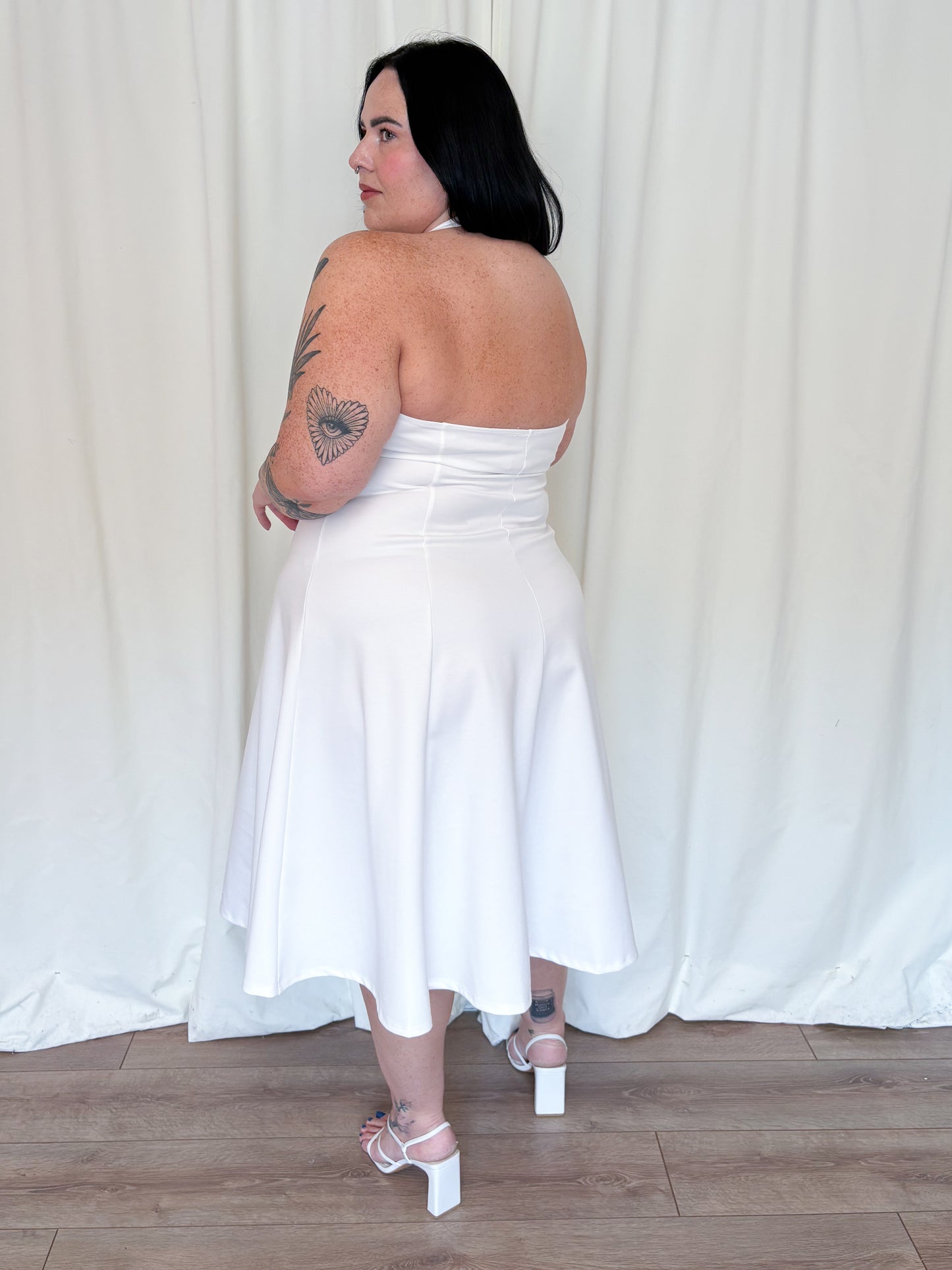 CURVE Halter Midi Dress